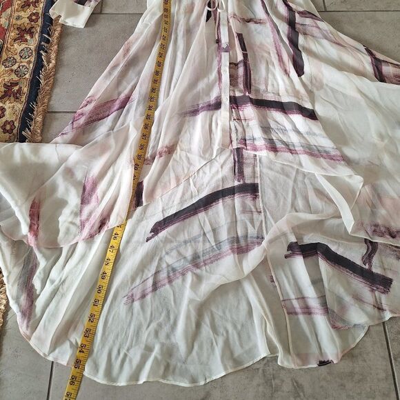 Haute Hippie‎  Long Sleeve silk  Dress tunic  size XS - Picture 8 of 9